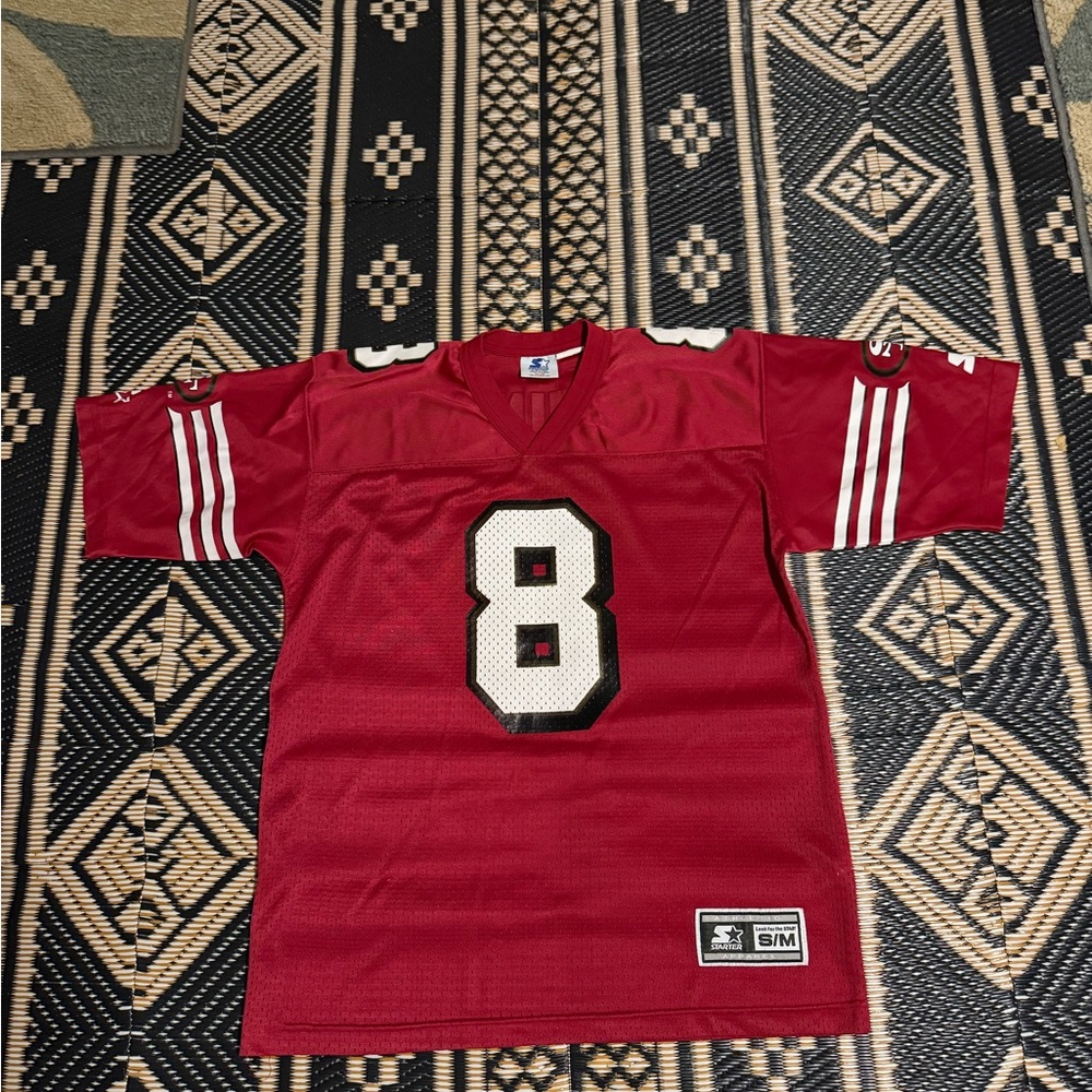 NFL San Francisco 49ers vintage starter football jersey Steve Young S/M
